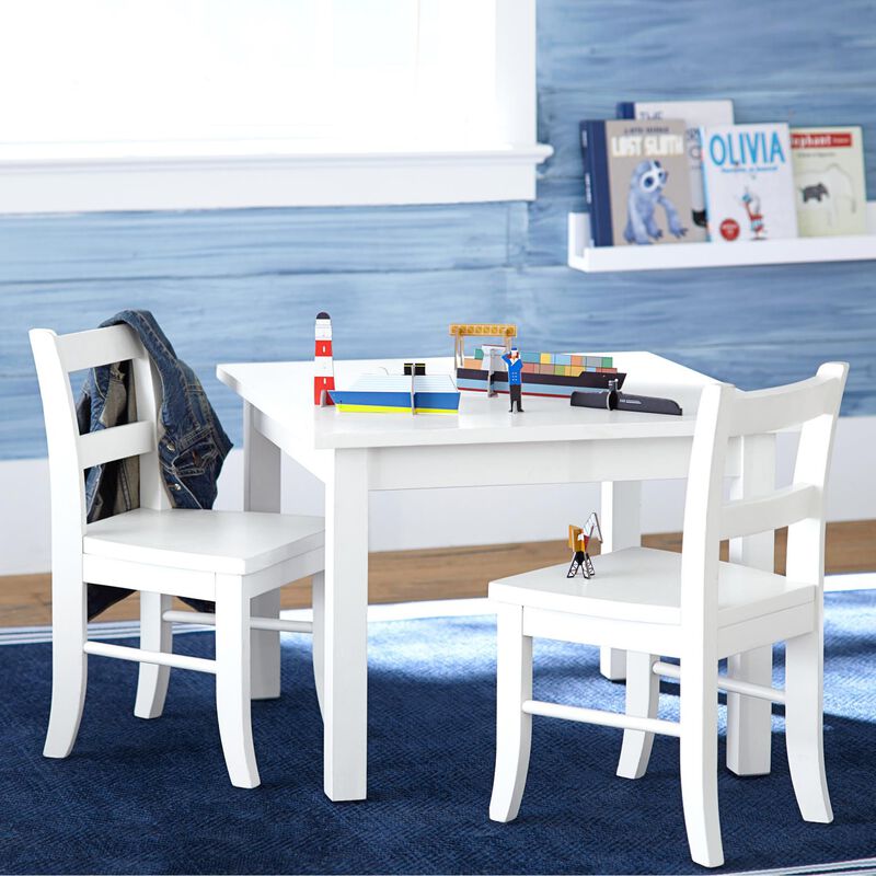 Pottery Barn Kids My First Play Table Simply White Wb image number 1